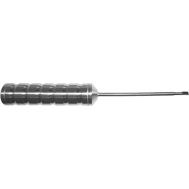 Tournevis plat avec manche en acier inoxydable