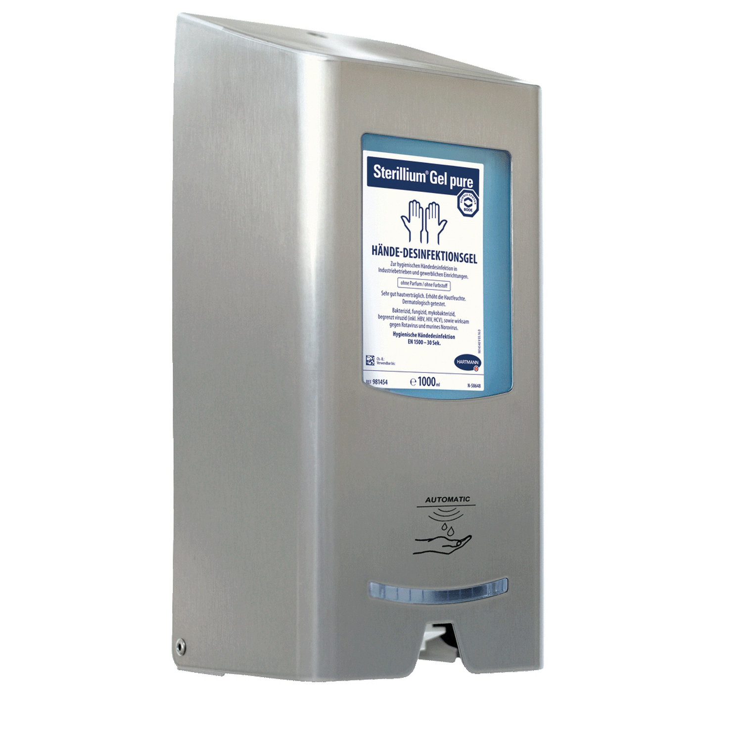 Distributeur de désinfectant CleanSafe extra sans contact