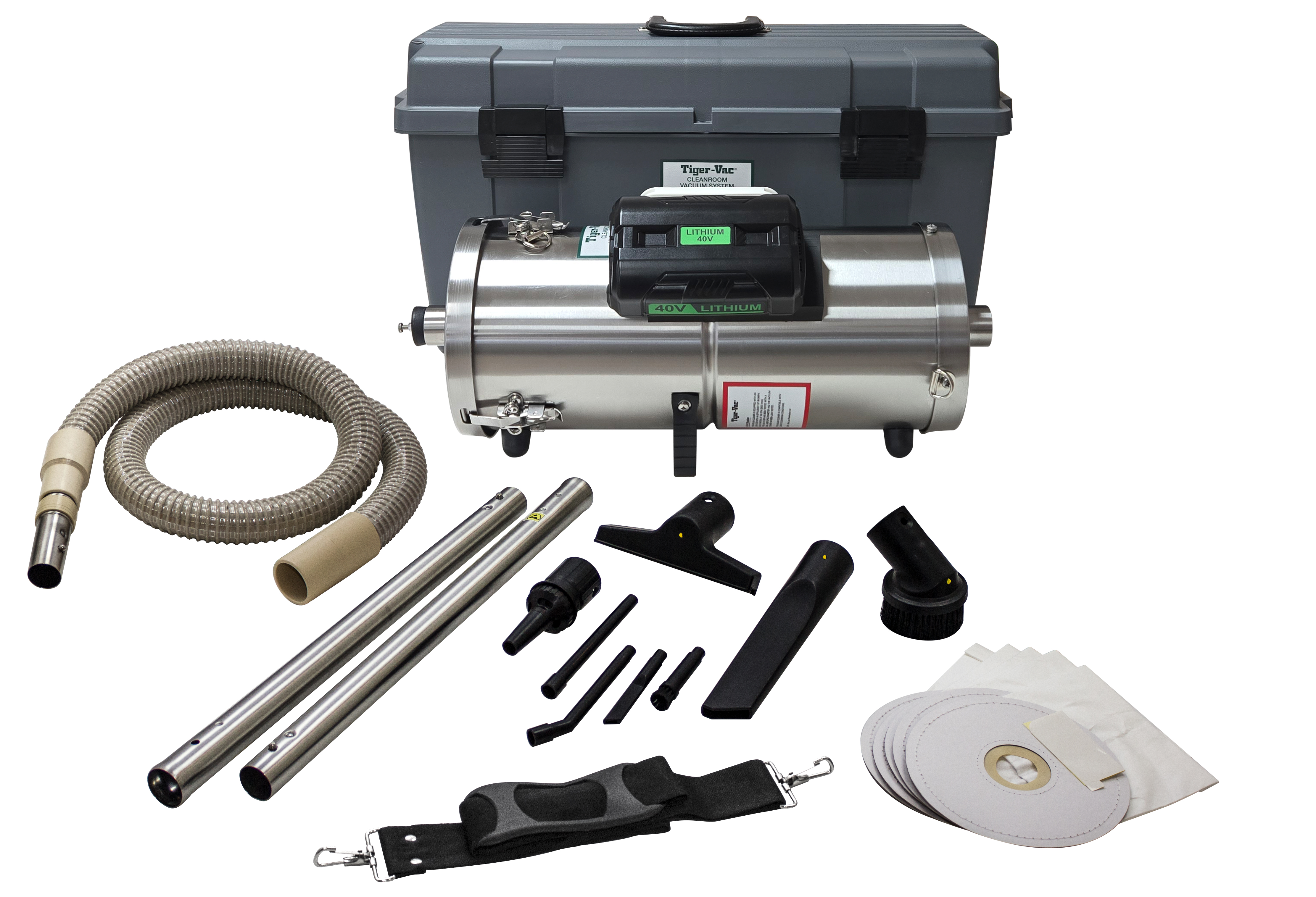 Aspirateur à main pour salles blanches MV-1CR (HH-CC) avec batterie