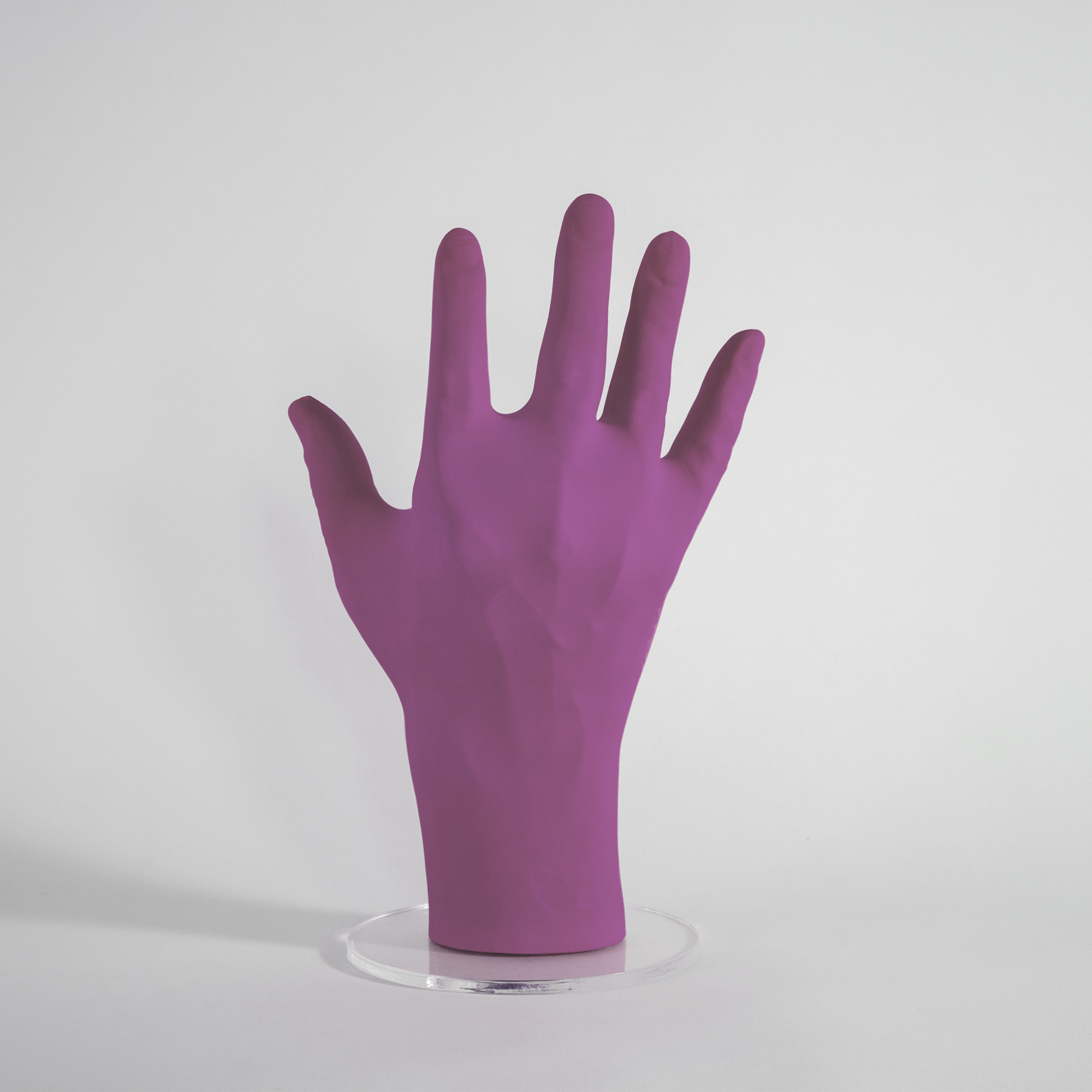 Nitril Reinraum - Handschuh SimTec | NG030 | Purple Red - Vue de face