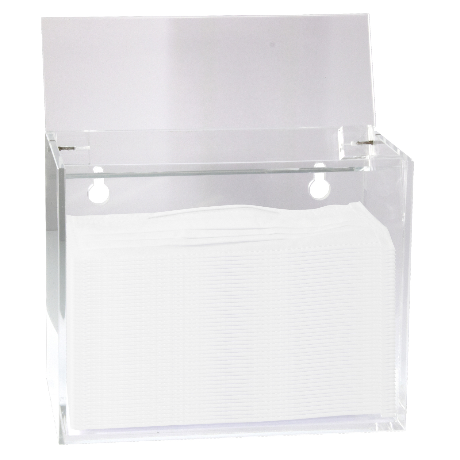 Distributeur de masques en plexiglas