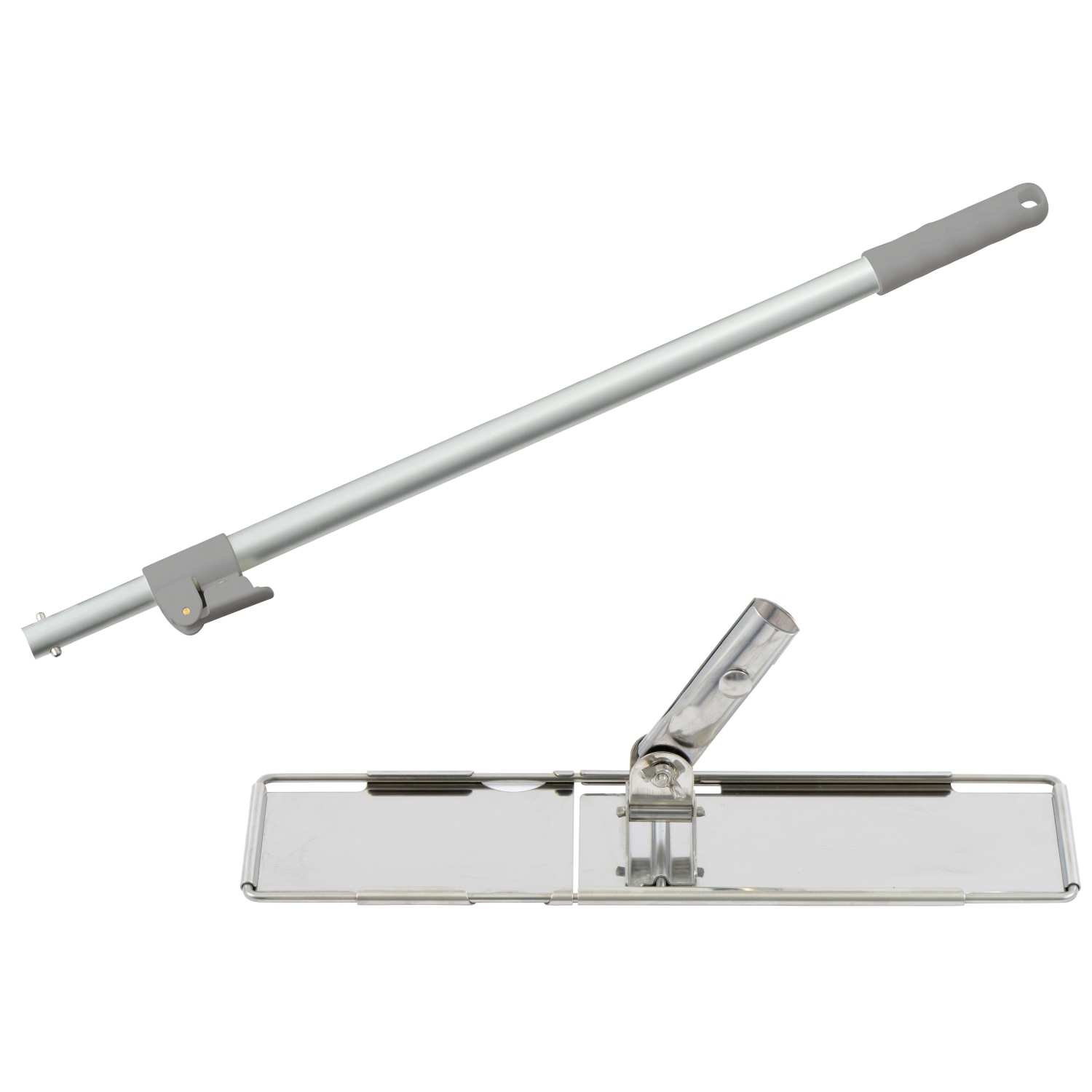 Support de balai à franges inversé avec manche télescopique en aluminium