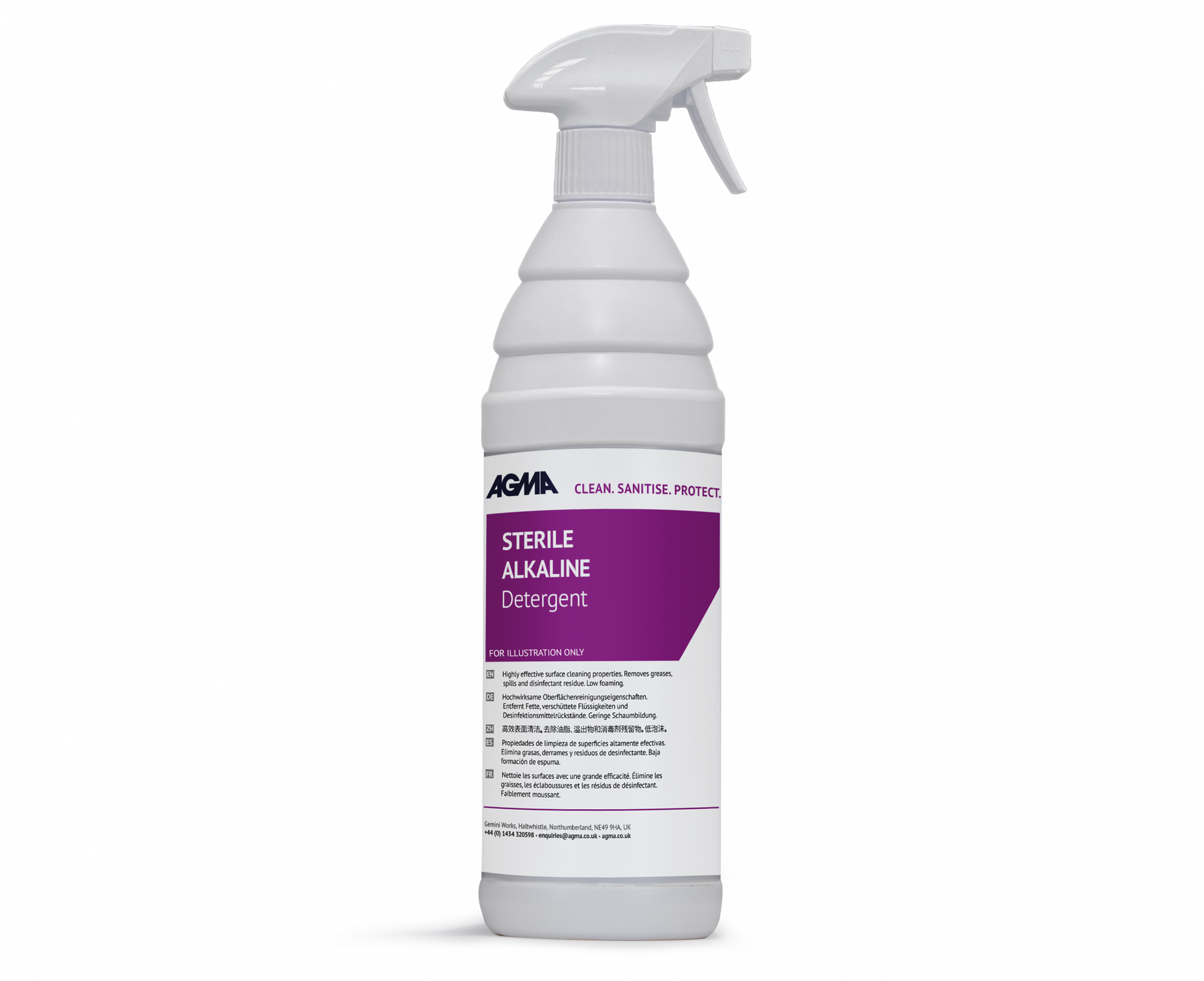 Image de couverture | 11006780 | AGMA - Détergent alcalin stérile - 1 L