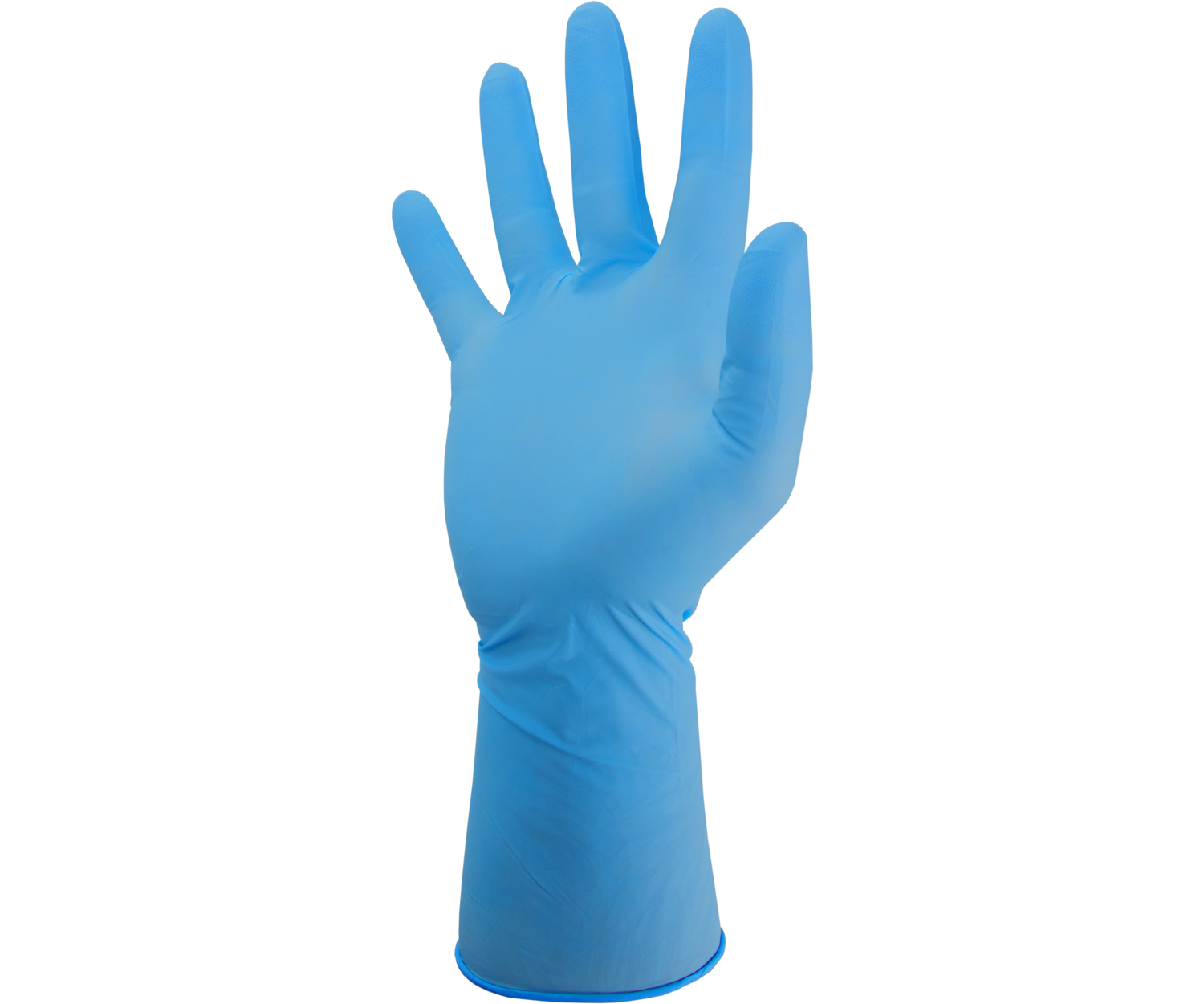 Gant de salle blanche en nitrile Riverstone Nitrilstat bleu