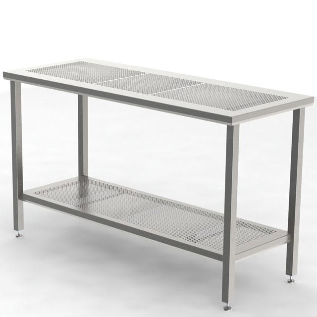 Table de salle blanche en acier inoxydable RT2GEL