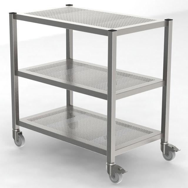 Chariot de transport pour salles blanches RTW3GEL
