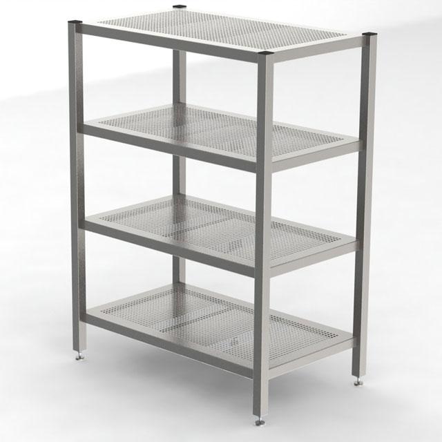 Étagère pour salle blanche en acier inoxydable RR4GEL