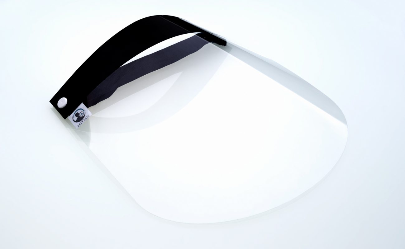 Visière de protection réutilisable avec bandeau de 35 cm