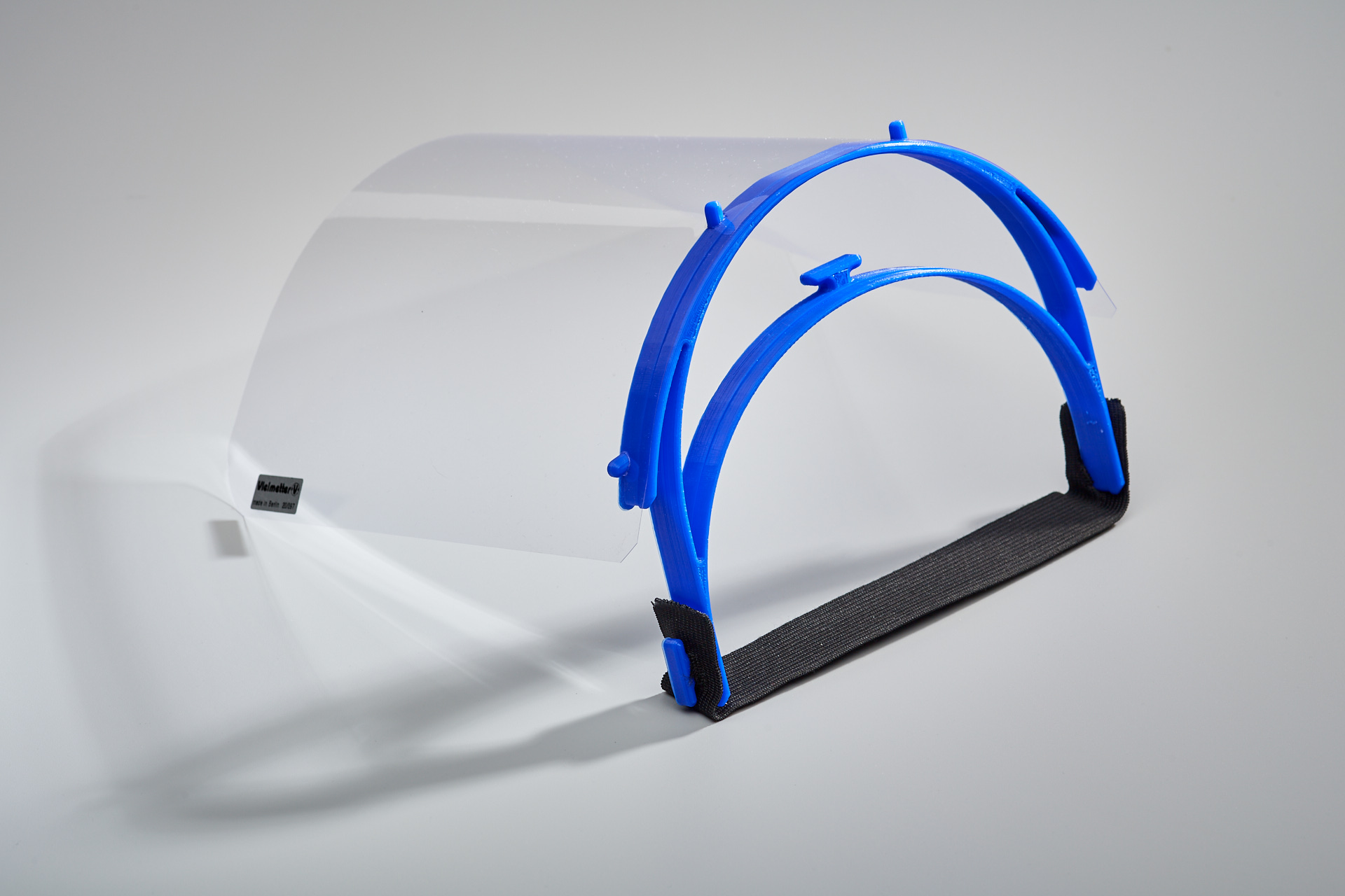 Visière de protection réutilisable, bandeau élastique