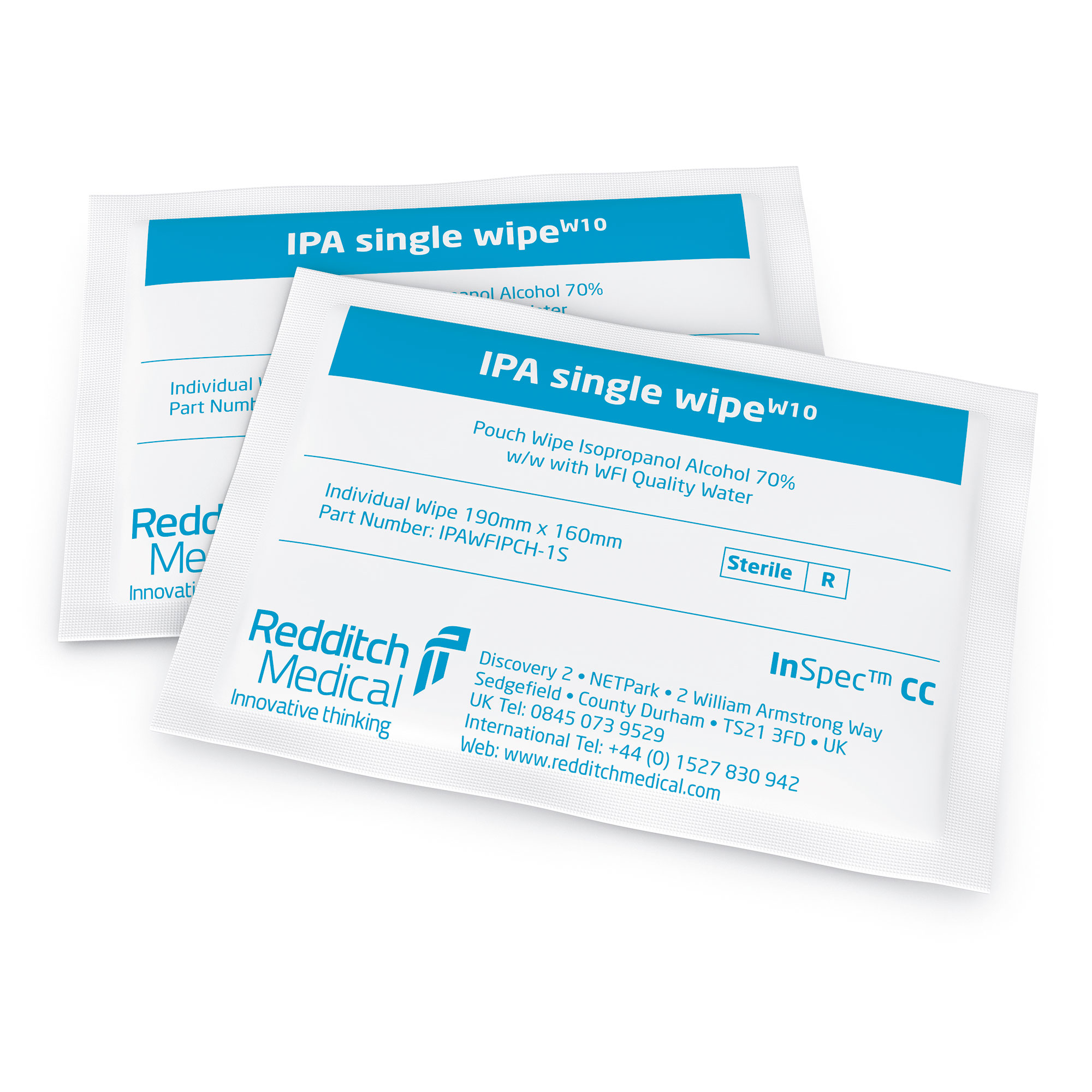 Lingette pour salle blanche InSpec IPA en sachet