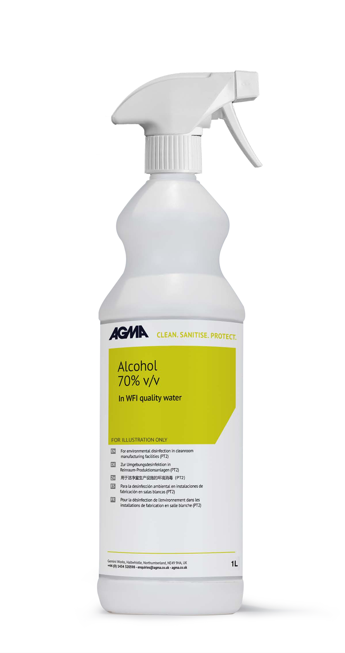 Image de couverture | AGMA IPA 70 % - bouteille de 1 l
